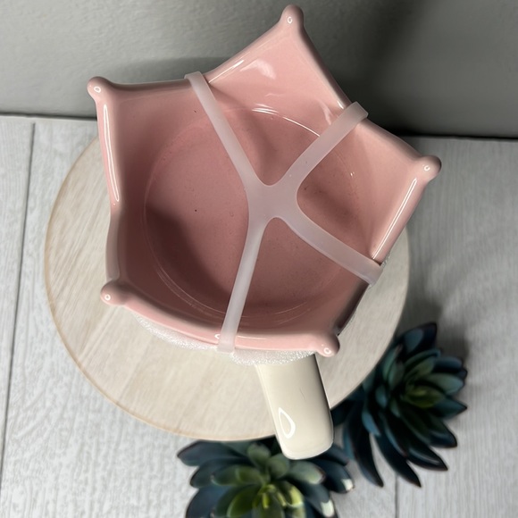 Rae Dunn Survivor Coffee Mug Breast Cancer Awareness Pink Crown Topper New! - Picture 5 of 5